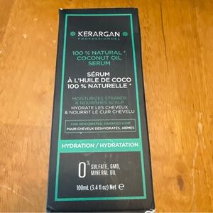 Kerargan 100% Natural Coconut Oil Serum ( Hydration) New in Box Spray Type